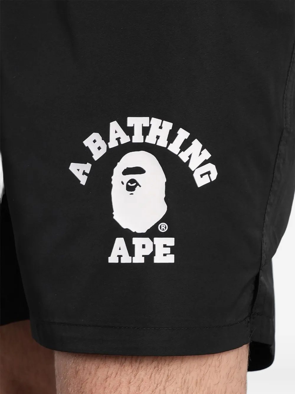 A BATHING APE Head trainingsshorts met logoprint Zwart