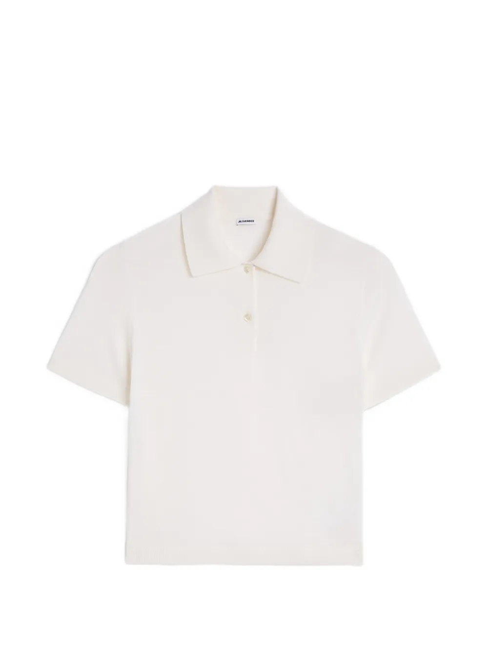 Jil Sander Wollen poloshirt Wit