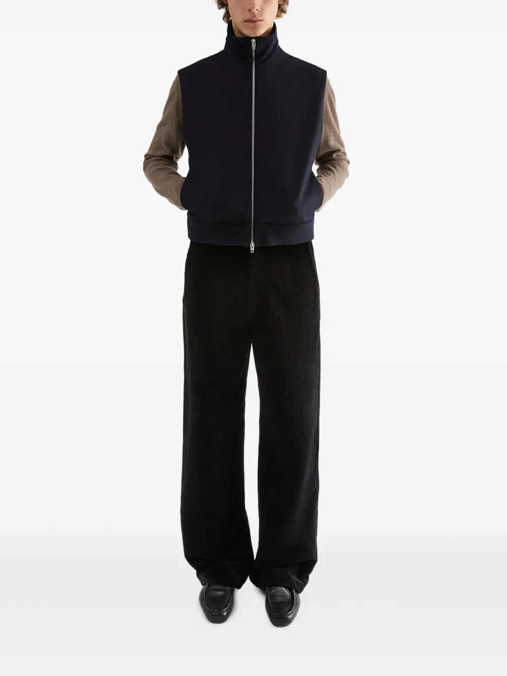 Jil Sander Wollen bodywarmer Blauw
