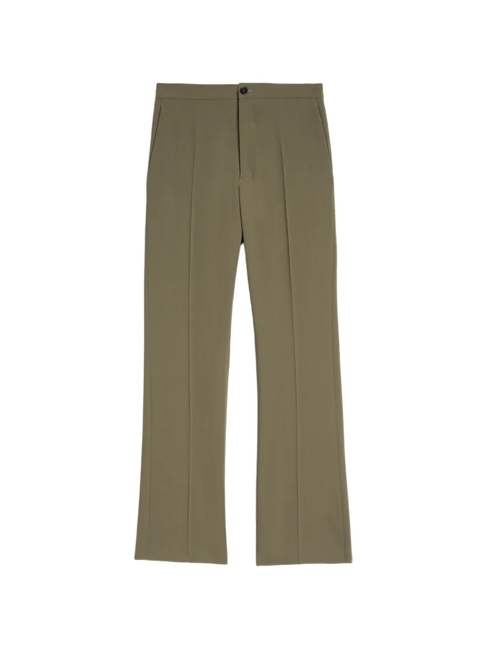 Jil Sander Pantaloni in twill di lana - Verde