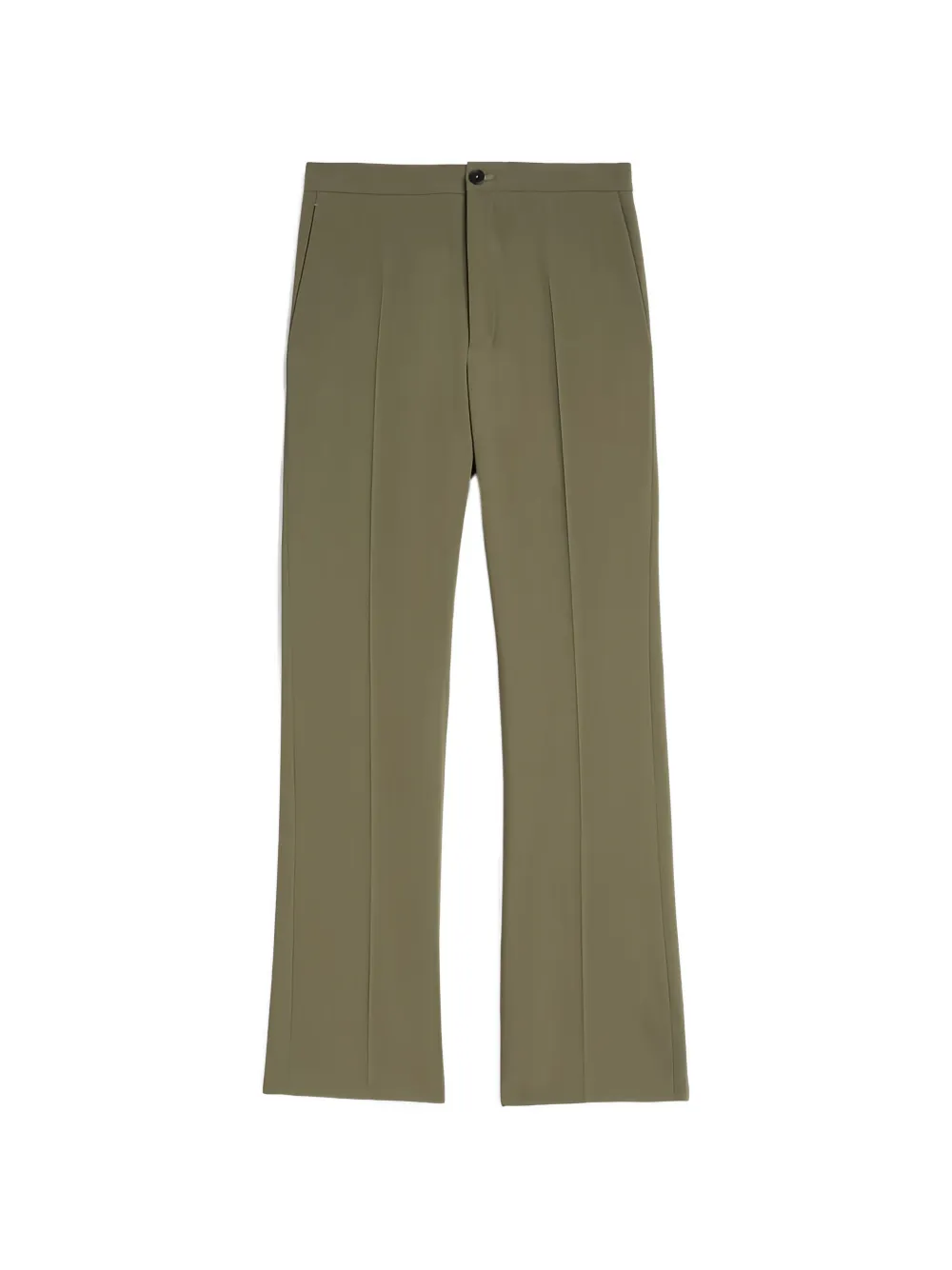 Jil Sander Wollen twill broek Groen