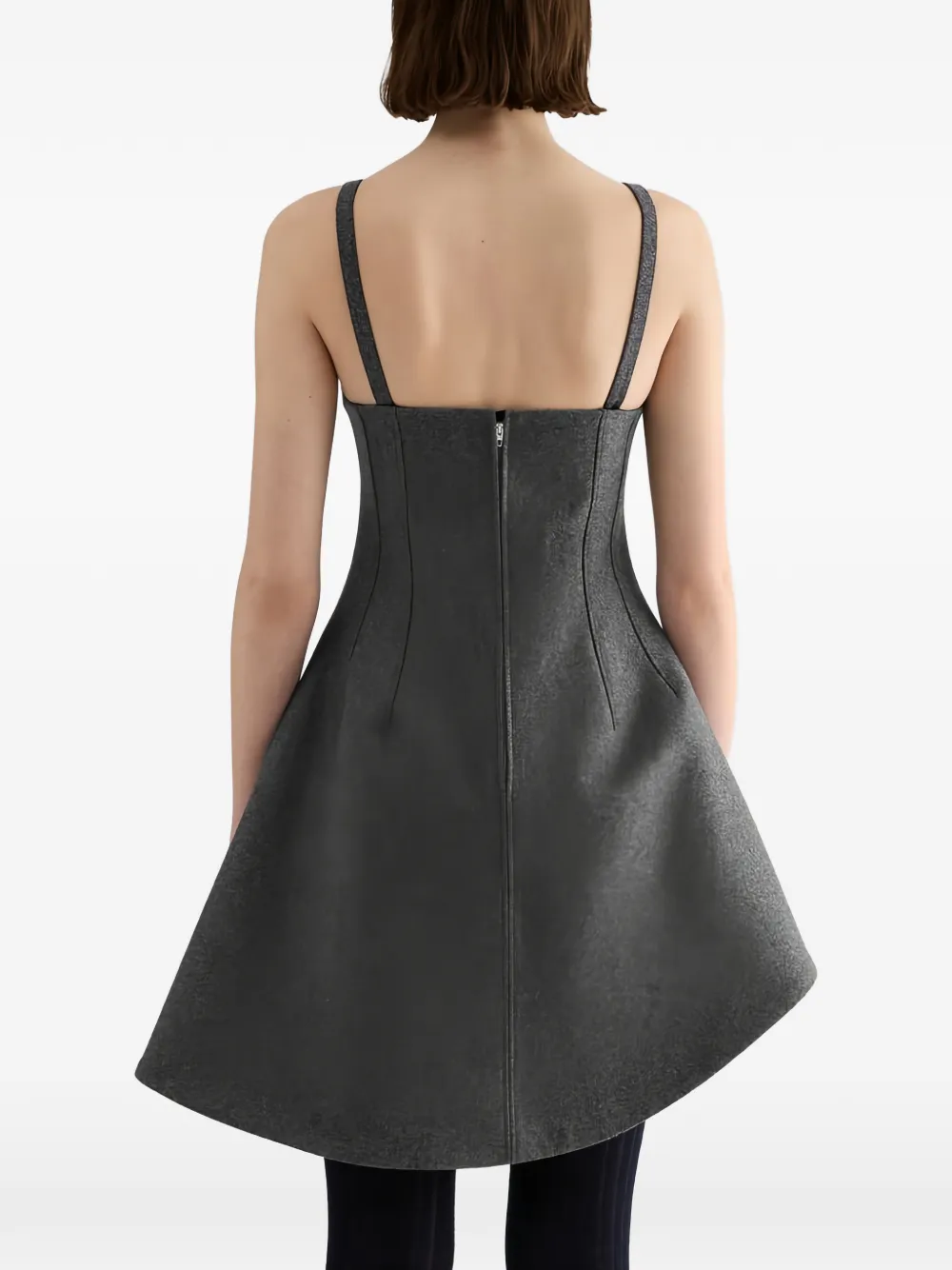 Jil Sander Asymmetrische jurk Grijs