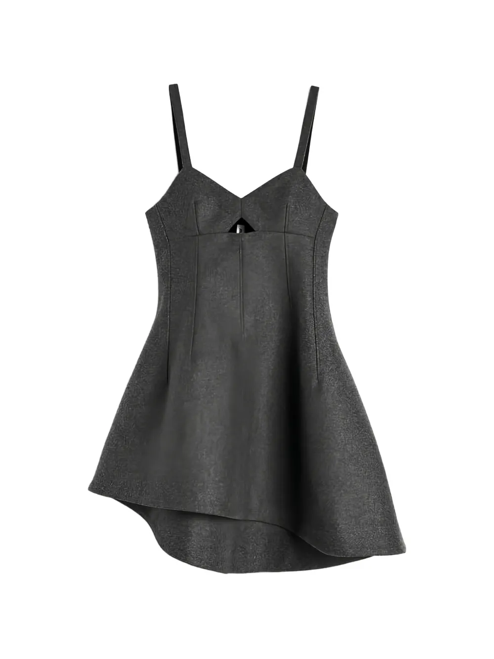 Jil Sander Asymmetrische jurk Grijs