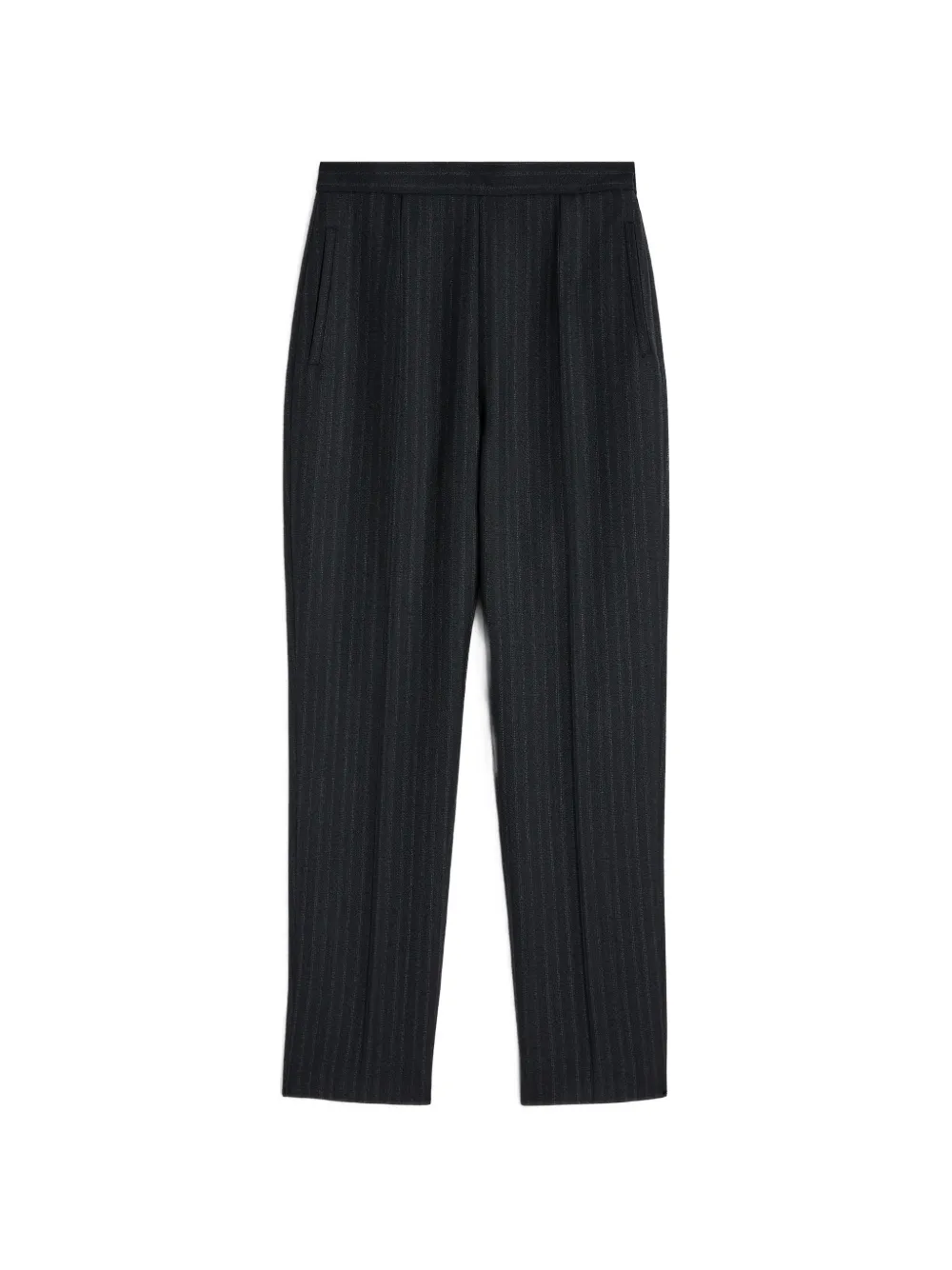 Jil Sander Bundfaltenhose mit Nadelstreifen - Blau