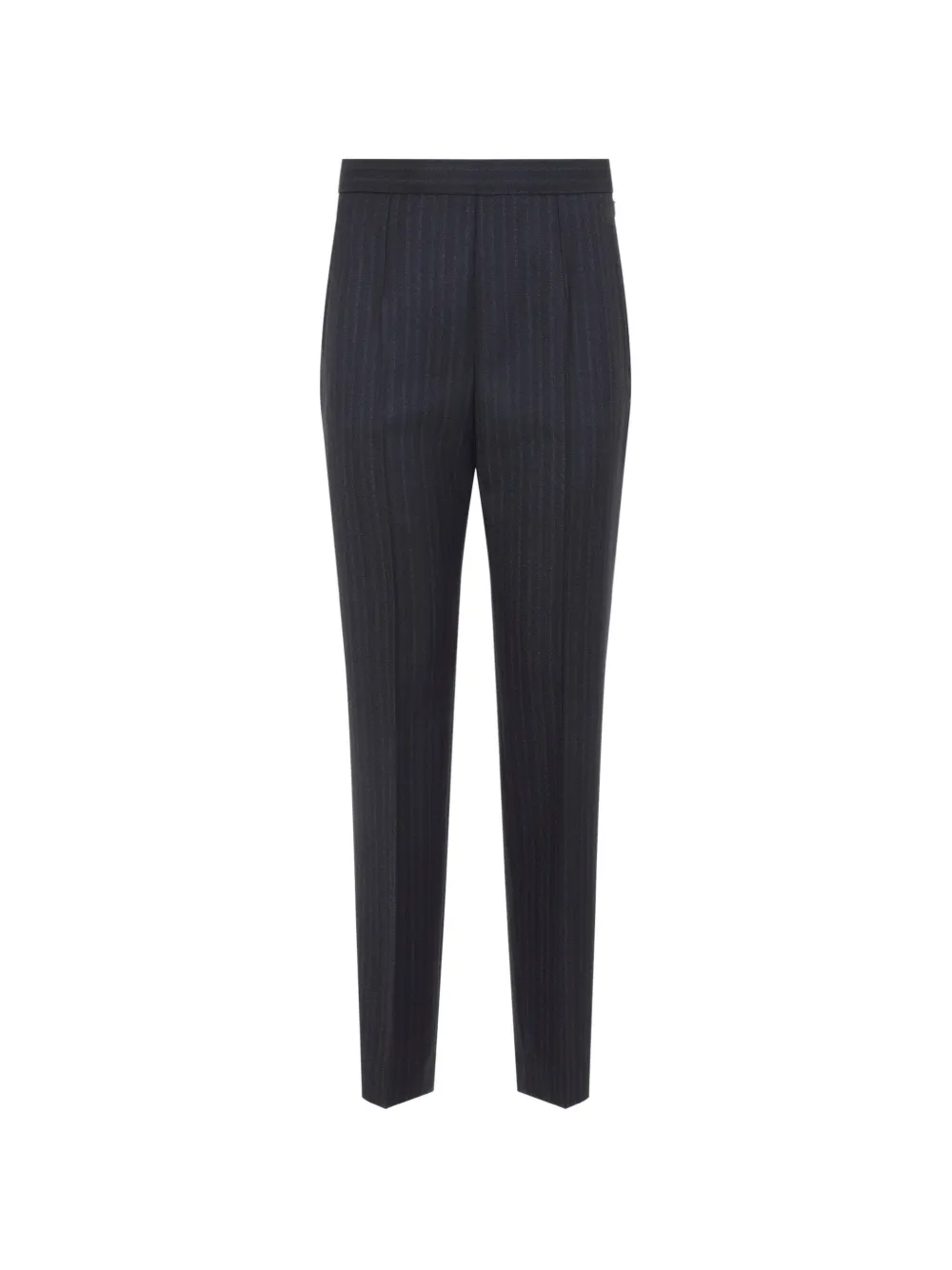 Jil Sander Plooibroek met krijtstreep Blauw