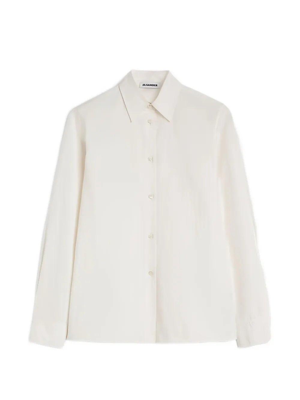 Jil Sander T-Shirt mit Cut-Out - Weiß
