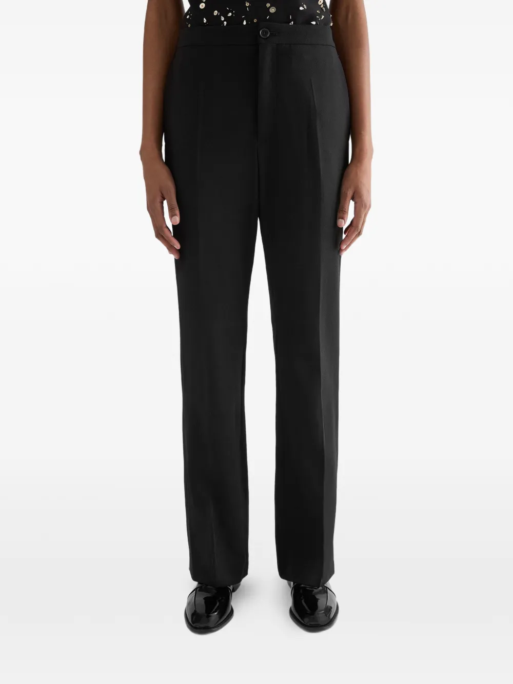 Jil Sander Wollen pantalon Zwart