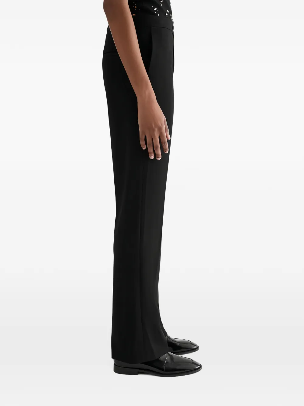 Jil Sander Wollen pantalon Zwart