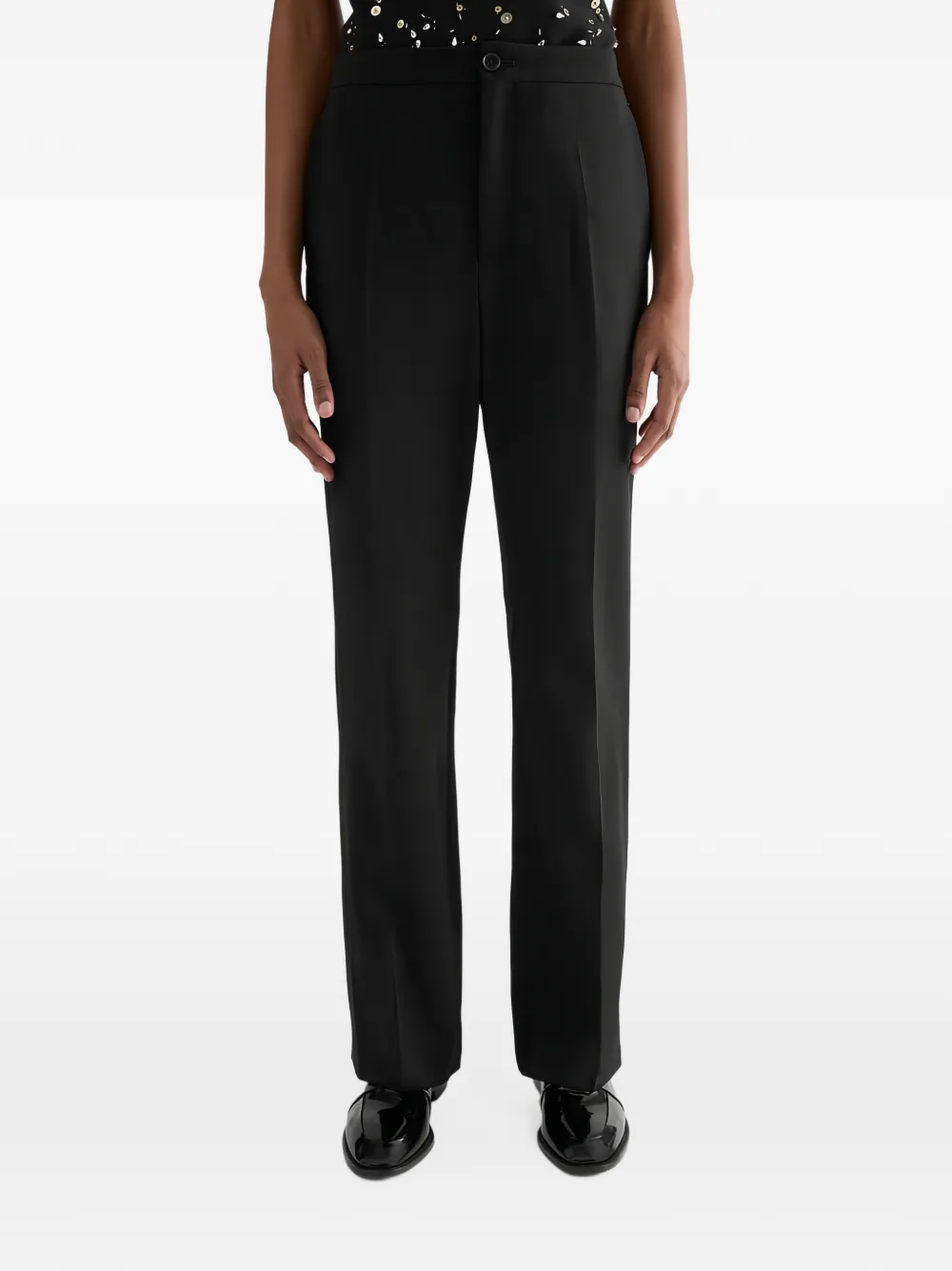 Jil Sander Wollen pantalon Zwart