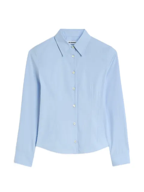 Jil Sander camisa ajustada de popelina