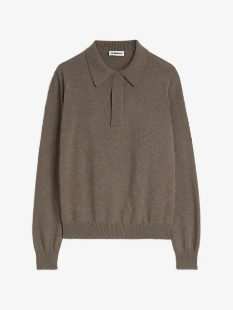 Jil Sander zip-fastening wool sweater