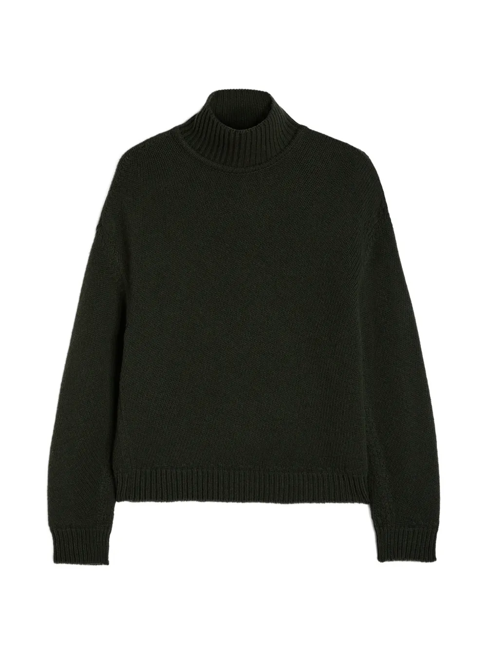 Jil Sander chunky-knit high-neck sweater - Grün