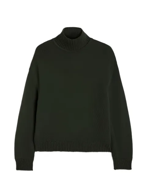 Jil Sander Suéter de tricô pesado com gola alta