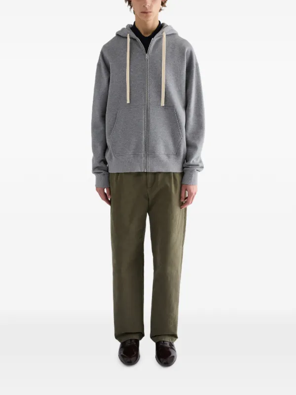 Jil Sander ジップアップ パーカー | グレー | FARFETCH JP