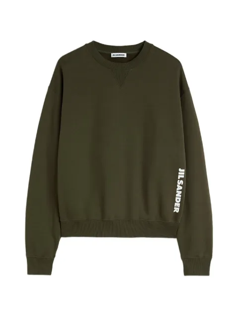 Jil Sander logo-print hoodie