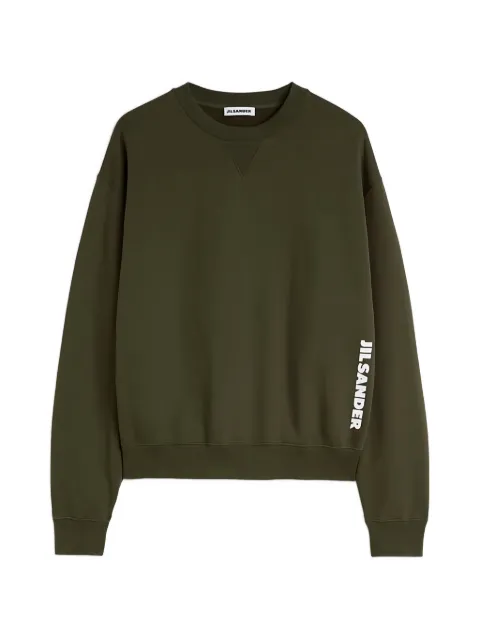 Jil Sander logo-print hoodie