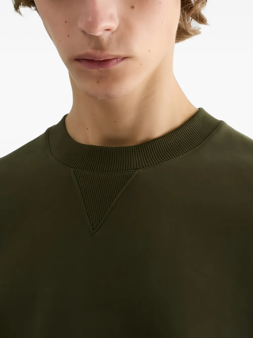 Jil Sander Hoodie met logoprint Groen