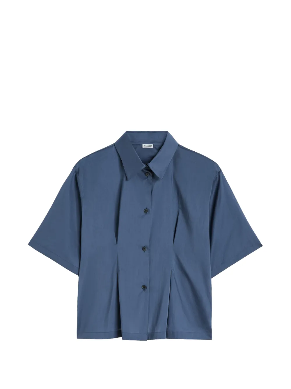 Jil Sander Camicia con pieghe - Blu