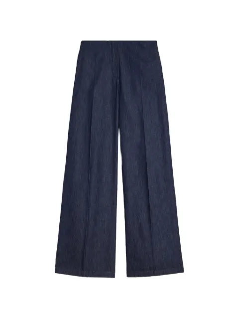 Jil Sander Chambray straight-leg trousers