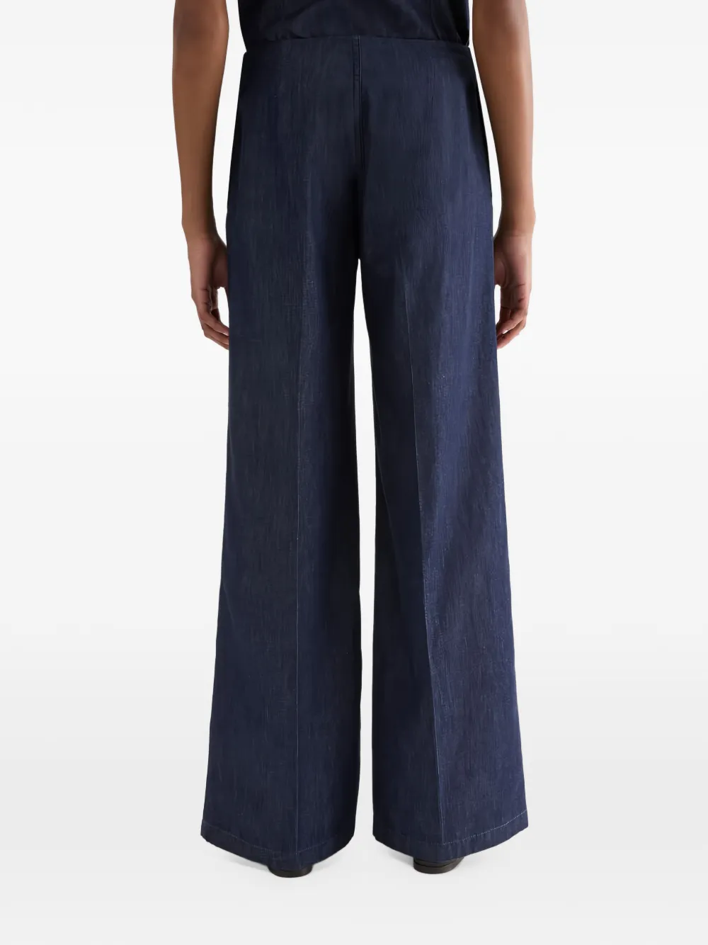 Jil Sander Chambray straight jeans Blauw