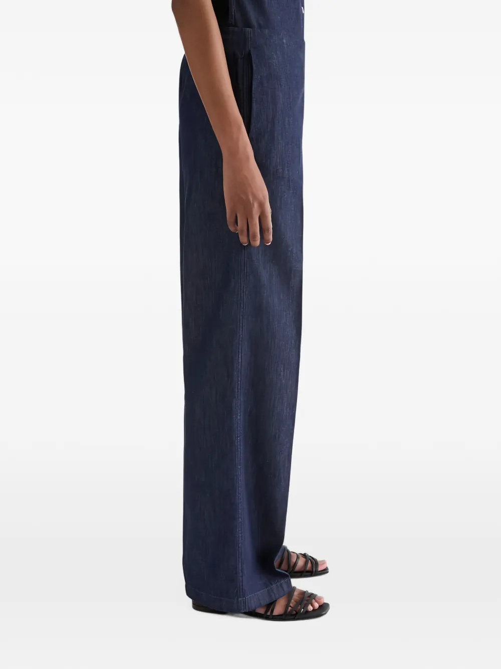 Jil Sander Chambray straight jeans Blauw