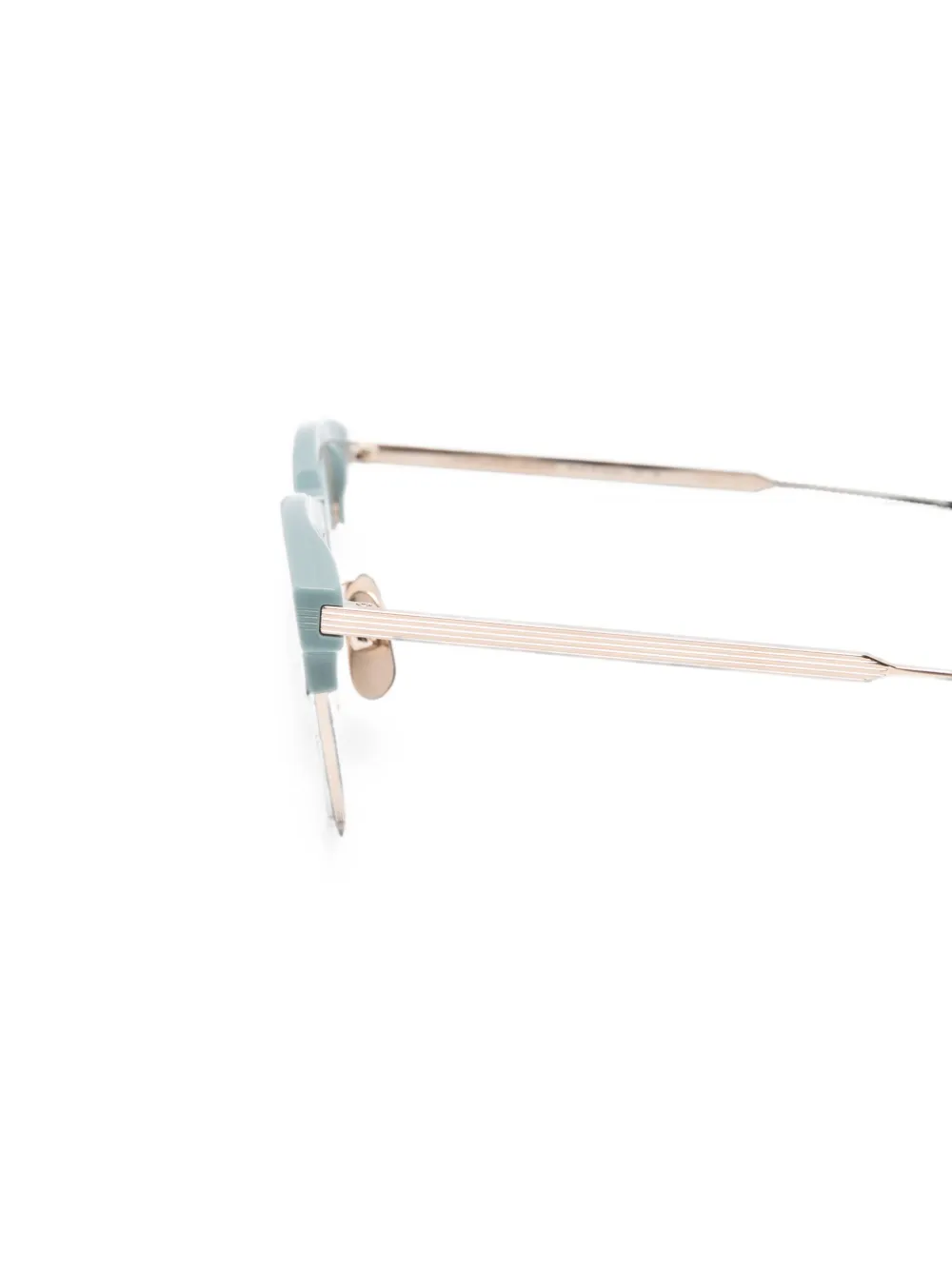 Thom Browne Eyewear Bril met rond montuur Blauw