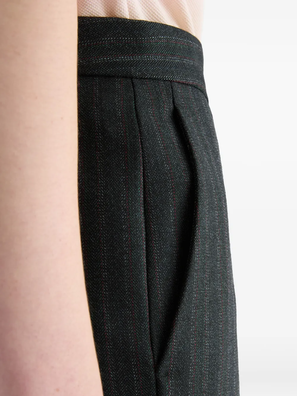 Jil Sander Wollen broek Blauw
