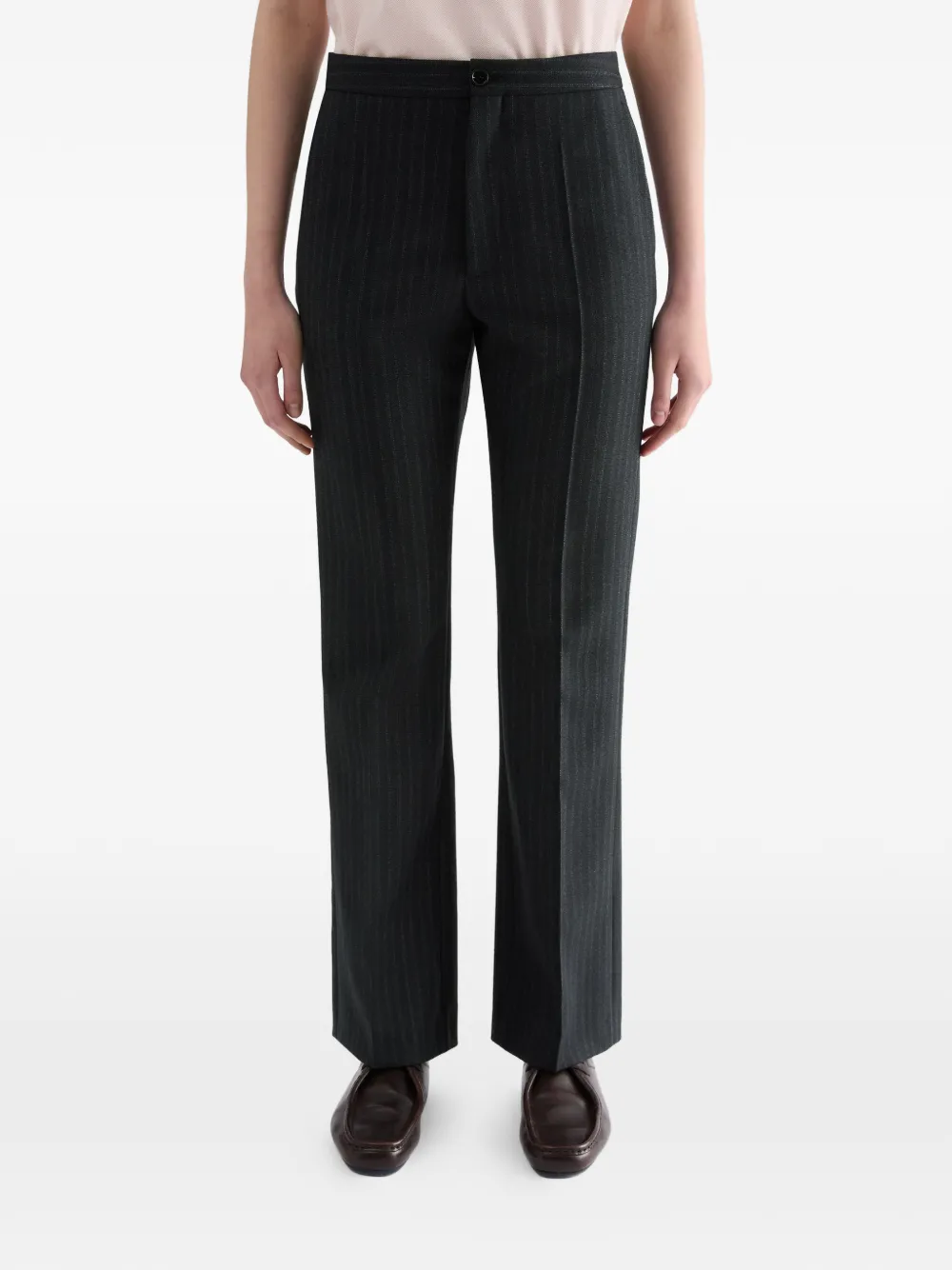 Jil Sander Wollen broek Blauw