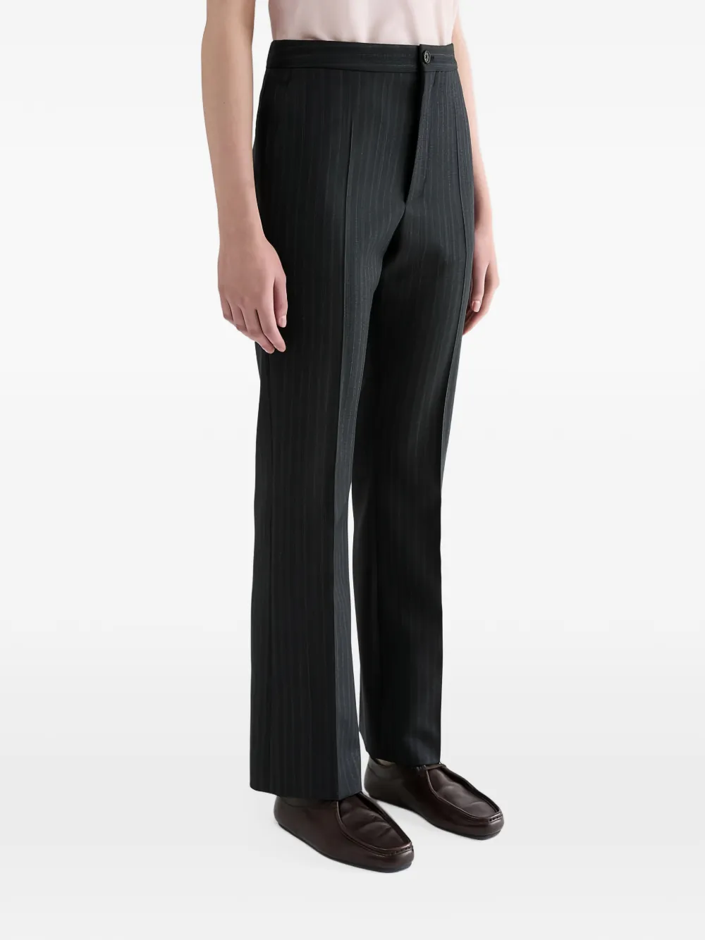 Jil Sander Wollen broek Blauw
