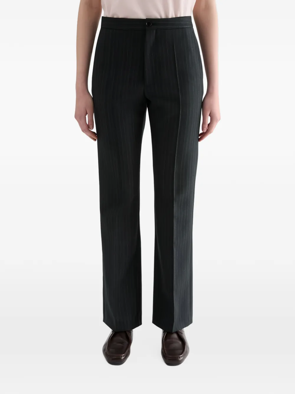 Jil Sander Wollen broek Blauw