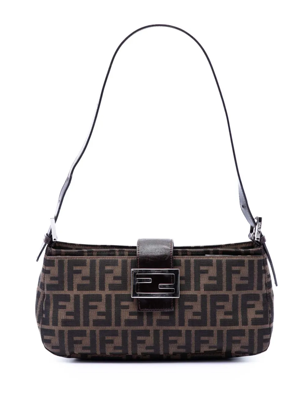 Fendi Pre-Owned 2010-2026 Zucca Canvas shoulder bag - Brown