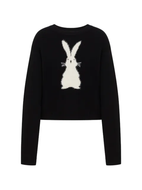 Love Moschino inlaid wool sweater