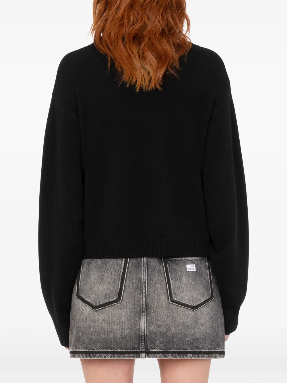 Love Moschino Wollen trui Zwart