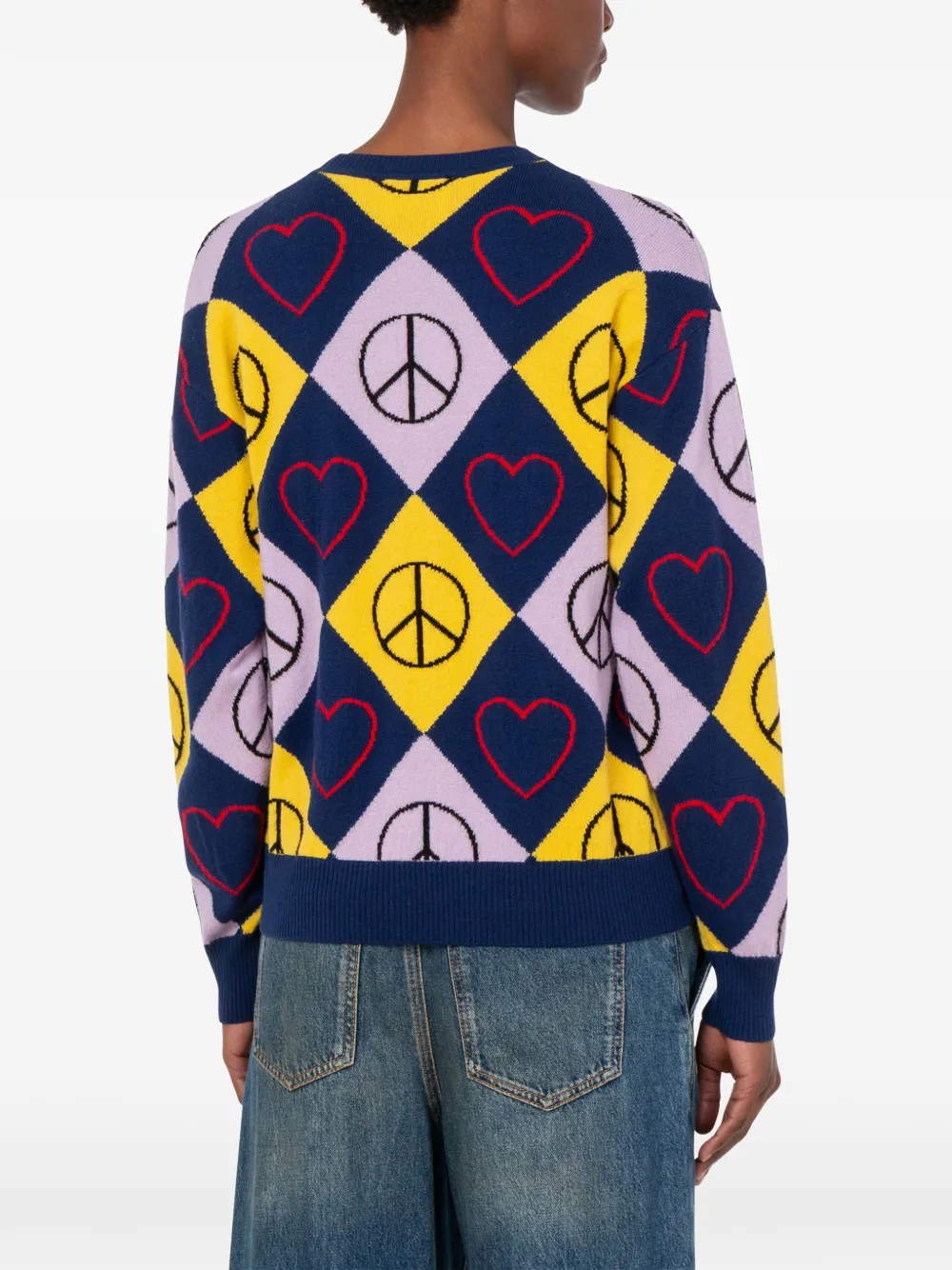Love Moschino Wollen trui Blauw
