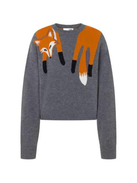 Love Moschino inlaid wool sweater