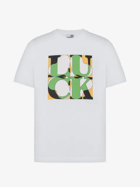 Love Moschino printed cotton jersey T-shirt