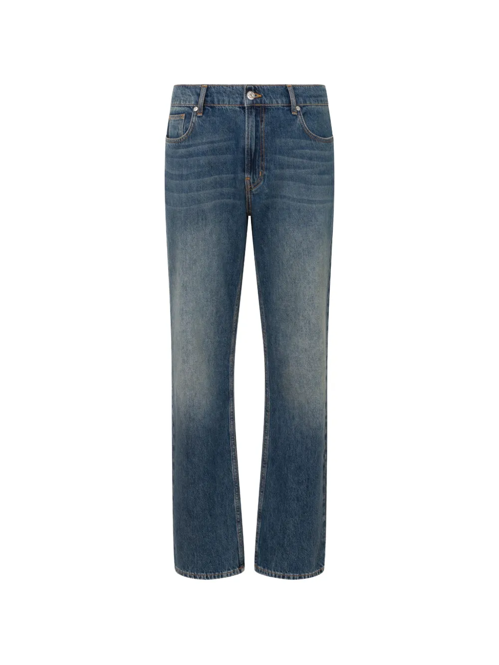 Love Moschino faded straight-leg jeans - Blu