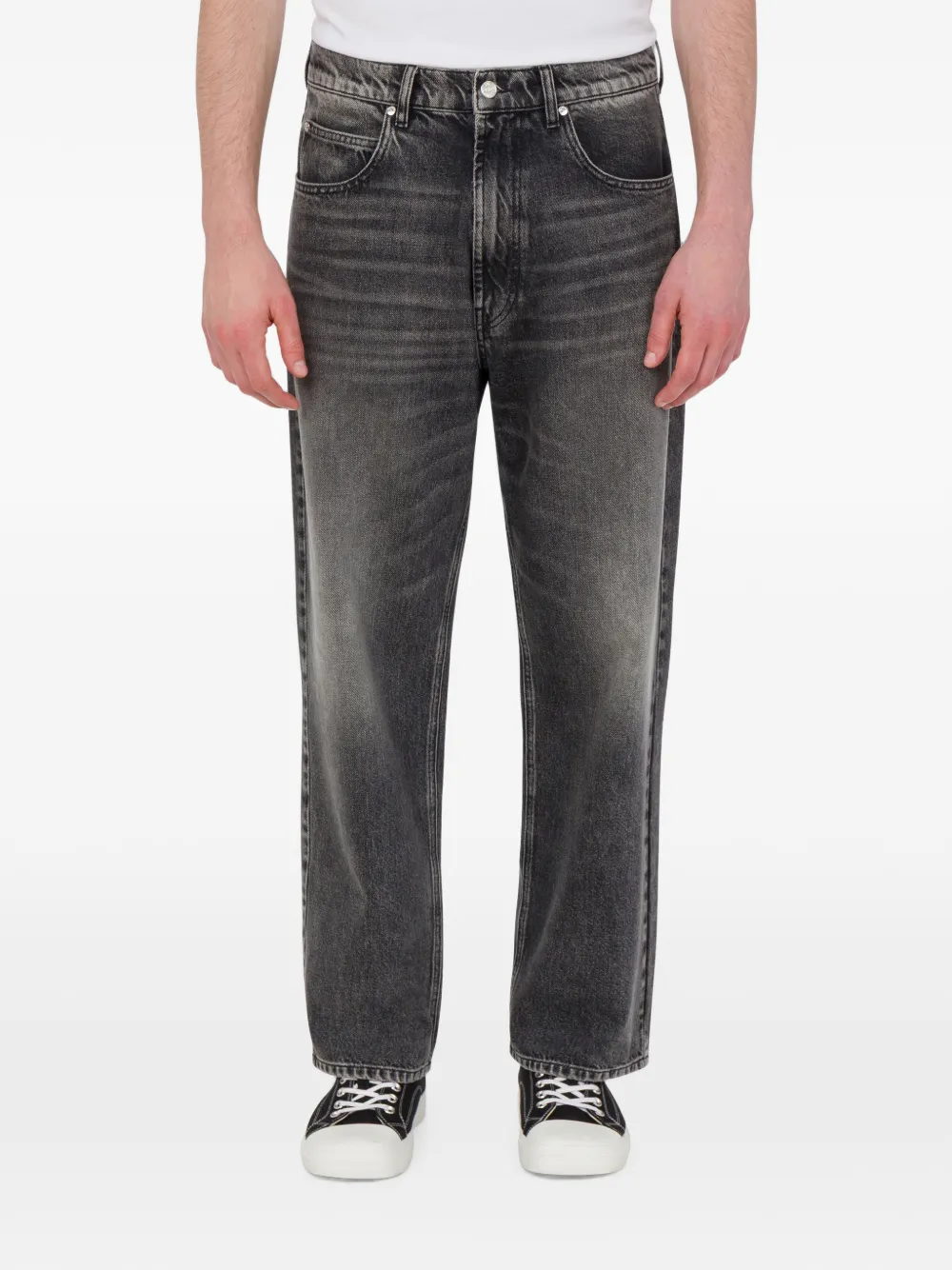 Love Moschino Jeans met logopatch Grijs