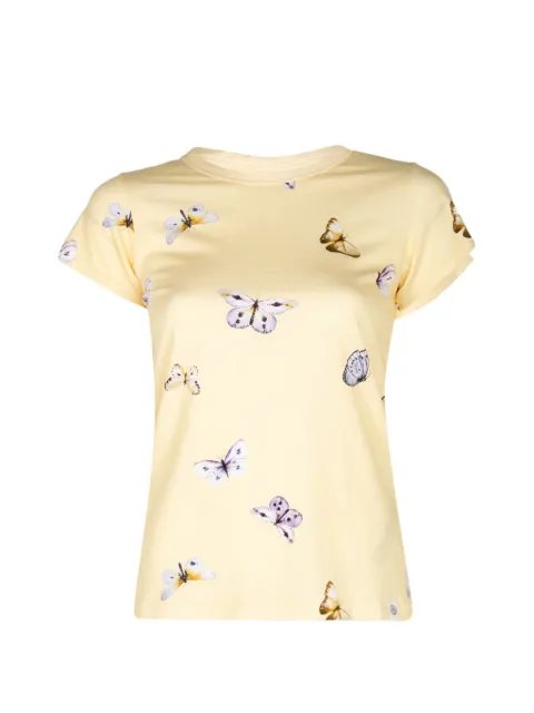 rag & bone butterfly-print T-shirt