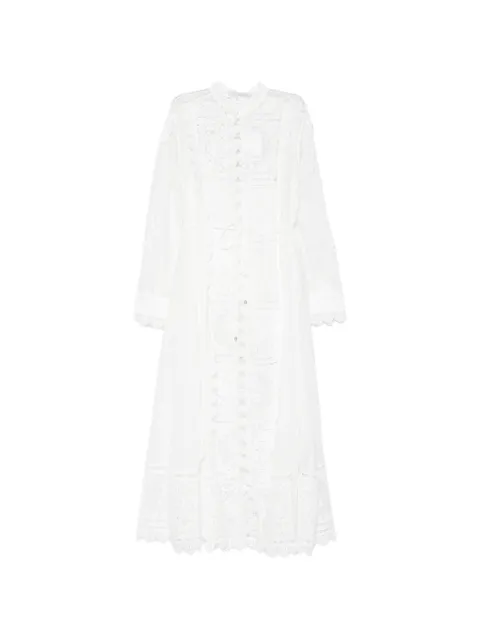 ZIMMERMANN midi Aster embroidered midi dress