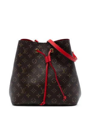 Louis Vuitton Pre-Owned 2018 Monogram Neonoe MM Bucket Bag | Brown