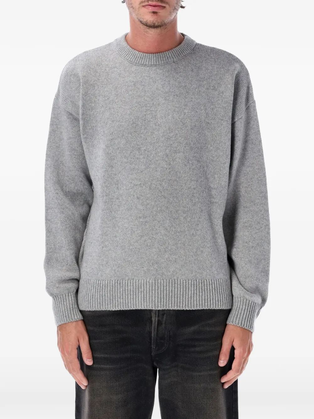 colorful standard crew-neck drop-shoulder sweater