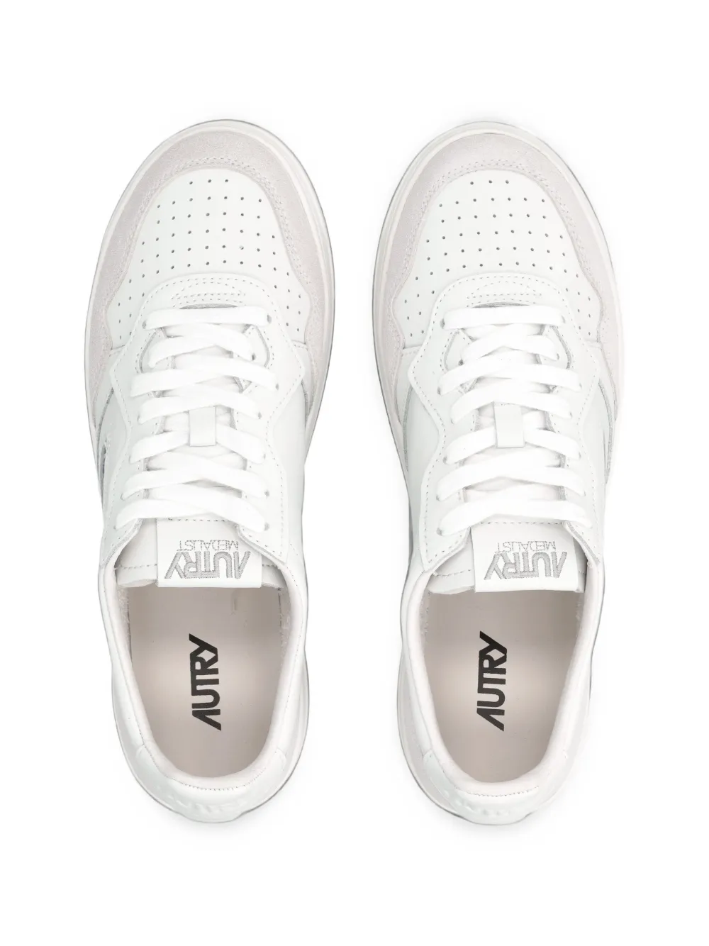 Autry Medalist panelled sneakers Wit