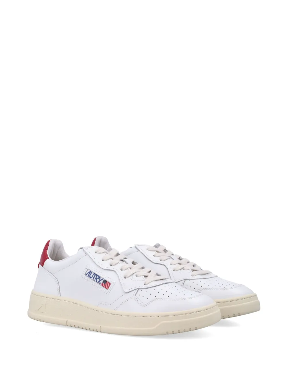 Autry Medalist low-top leren sneakers Wit