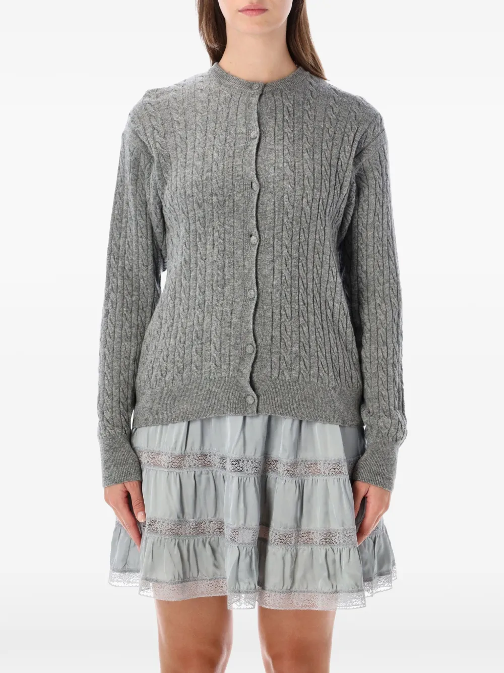 Gimaguas Rina cable-knit cardigan - Grey