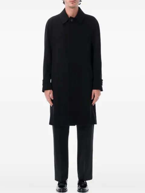 Lardini concealed-front wool coat