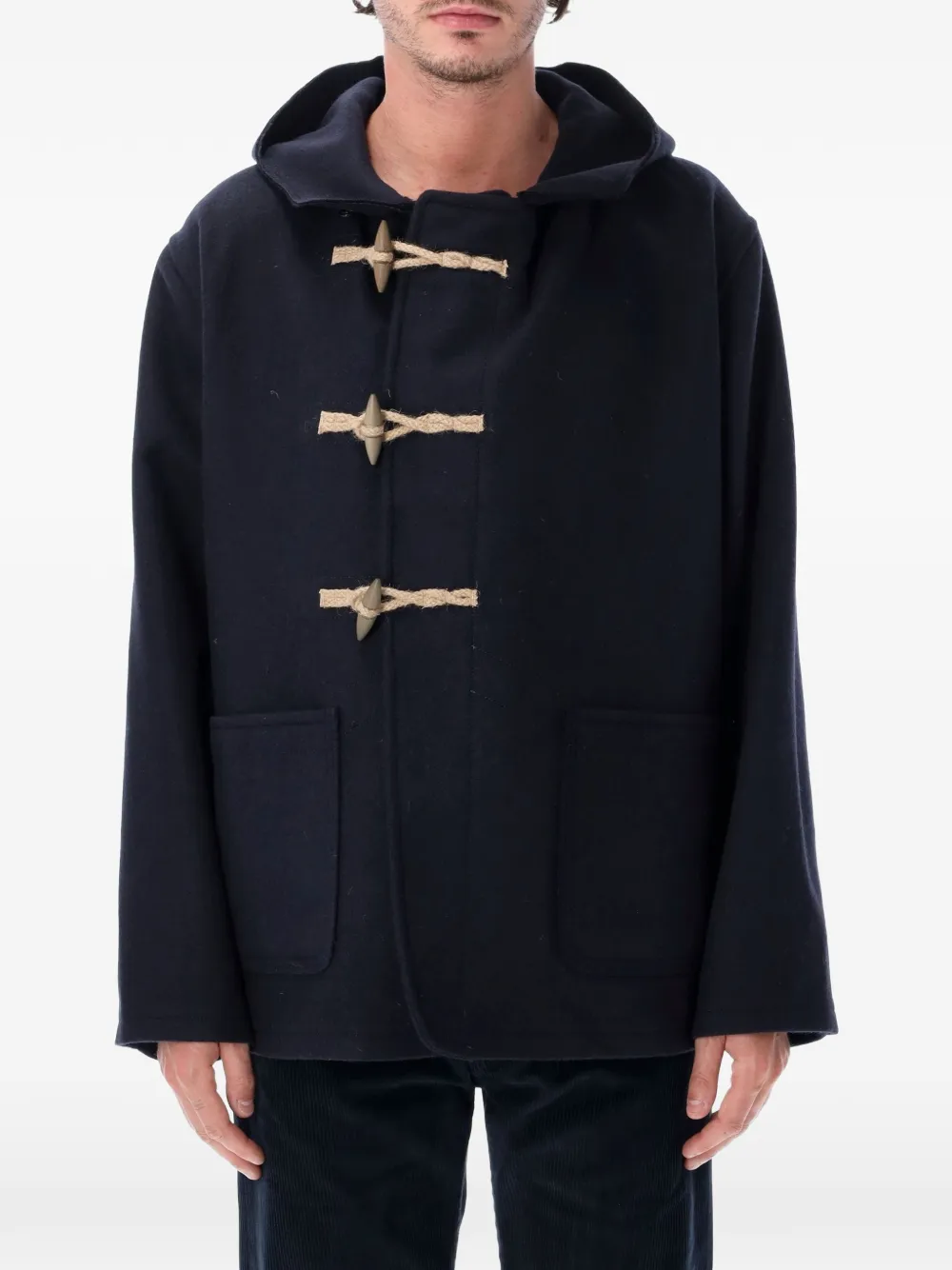 Fortela Kiowa Montgomery hooded duffle coat - Bleu