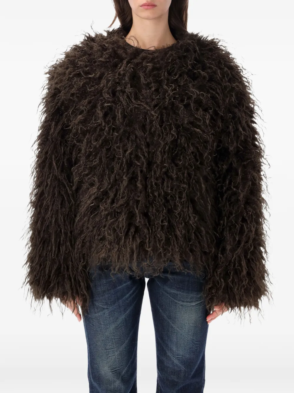 Goldbergh Yua faux-fur jacket - Marron