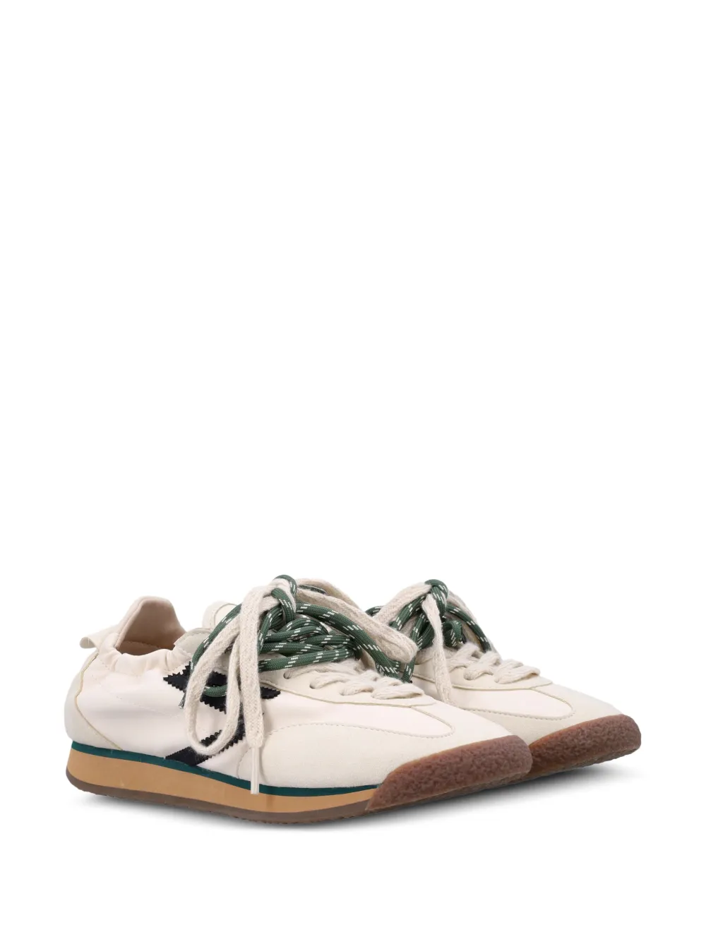 Puraai Sneakers met dubbele veters Wit