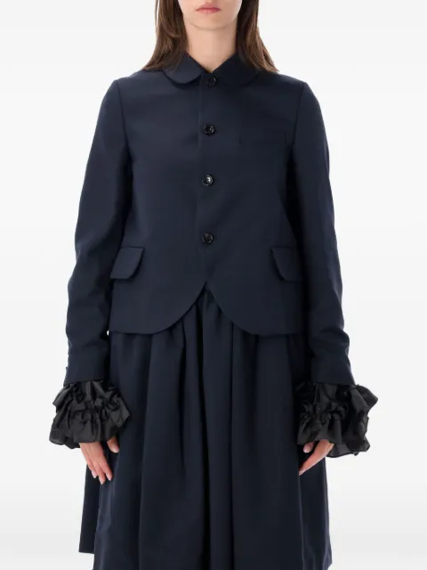 Comme Des Garçons Girl veste à poignets volantés et col claudine